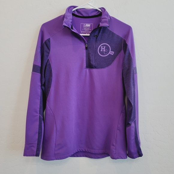 RM Running Man Purple Pullover Long Sleeves Athletic Top Women's Size Medium - Picture 10 of 12